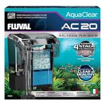 Fluval AquaClear AC20 Aquarium Backpack Filter, 379 lph