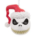 Hallmark Disney Tim Burton's The Nightmare Before Christmas Jack Skellington Head Christmas Ornament