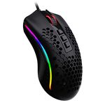 Redragon M808 Storm Ultralight Wired Gaming Mouse, 85g Lightweight Honeycomb Shell - Adjustable DPI Up to 12,400 - Optical Sensor - 7 Programmable Buttons - for PC Gamers - Black