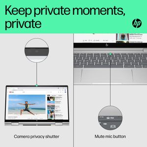HP Envy x360 15.6" 2-in-1 Laptop – Intel i5, 8GB RAM, 512GB SSD, Touchscreen
