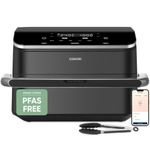 Cosori FlexDrawer Smart Air Fryer with App Control, PFAS-Free Ceramic Coating, Dual Blaze™ Even Cooking, Single & Dual Zone Cooking with Removable Divider, 10L Family Size