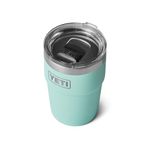 YETI Rambler 16 oz Stackable Tumbler, Vacuum Insulated, Stainless Steel with MagSlider Lid, Seafoam