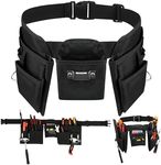 ASNOMY Heavy Duty Tool Belts for Men and Women,19 Pocket Carpenter Tool Belt with Quick Release Buckle,Adjustable Utility Framing Belt,Construction Tool Belt for Gardening,Electrician