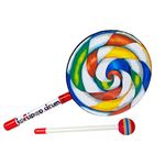 Percussion Plus PP1189 Lollipop Drum,Multicolor,8"