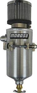 Moroso 85459 Aluminum Breather Tank Catch Can, #10AN Male Fitting
