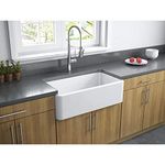 Latoscana 33" Reversible Fireclay Farmhouse Sink LFS3318W