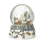 Heaven Sends Village Scene Musical Christmas Snow Globe