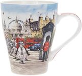 The Leonardo Collection LP33966 London Collage Mug, Fine China, Boxed