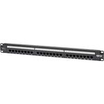 Tripp Lite Cat6 PoE-Plus Compliant Patch Panel 24-Port 110/Krone 568A/B RJ45 Ethernet 1URM Rackmount TAA