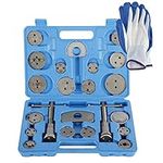 FreeTec 22pcs Heavy Duty Disc Brake Caliper Tool Set and Wind Back Kit for Brake Pad Replacement