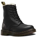 Dr. Martens Women's Dr. Martens Serena Burnished Wyoming Leather Boot, black burnished, 4 Medium UK (6 US)