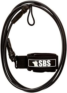 Santa Barbara Surfing SBS - 8ft Soft Top Leash - 8' Replacement Leash for Wavestorm and Other SoftTop Surfboards