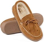 MySlipper Women's Size 9 Chestnut Moccasin Slippers By:MyPillow