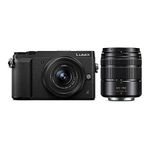 Panasonic DMC-GX85WK LUMIX 4K Mirrorless Camera with 12-32mm & 45-150mm Lenses, 3", Black