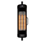 Klarstein Hanging Infrared Heater, Patio Heater, 2000W Outdoor Heater, Heaters For Home & Garden, Electric Patio Heaters, Energy Efficient IP54 Outdoor Electric Heater, Attach To Garden Umbrellas