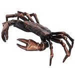 Animal Statue Innovative Crab Shape Copper Sculpture Ornament for Home Office Coffee Bar Decoration