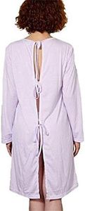 Findell Camisón de Hospital Manga Larga (Rosa, XL)