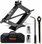 AV Steel Scissor Jack for Car 1.5 Ton (3306 lbs) Heavy-Duty Car Jack Kit, Universal Tire Jack Tool Kit - Portable Car Lift Jack with Ratcheting Handle and L-Wrench for Auto SUV MPV