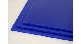 Laser Cut Studio Acrylic PLEXIGLASS Sheet 3MM Project Art and Craft Display (Blue, 24 x 24 inch)