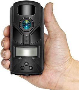 20MP Mini Trail Camera,1080P Trail Camera with No Glow 940nm Night Vision Motion Activated IP66 Waterproof,80ft Illumination Range Outdoor Expert Game Cam for Wildlife Monitoring