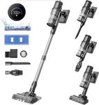 Proscenic P11 Mopping Cordless Vacuum Cleaner, 35KPA 60Mins Wet Dry Vacuum and Mop Combo All in one, Lightweight Stick Vacuum with LED Display, Cordless Hoover For Hardwood Floor Carpet Car Pet Hair