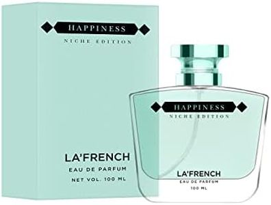 La French Happiness Perfume for Men and Women 100ml | Intense Eau de Parfum | Unisex Perfume | Premium Long Lasting Luxury Fragrance | Luxury Perfume Gift Ideal for Both Men and Women.