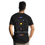 Coldplay Music of The Spheres Tshirt - Galactic Design Black