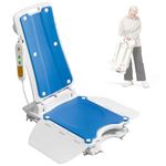 VOCIC Lightweight Electric Lift Chair, Lift Elderly from Floor, Floor Lift, Lift Assist Devices, 6 Suction Cups, Foldable and Detachable, Weight Limit 300 LBS, Item Weight 23 LB