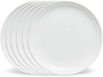 salt&pepper Edge Side Plates - Set of 6 - White - Side Entree Plates