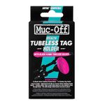 Muc-Off Stealth Tubeless AirTag Holder & Tubeless Valves Kit - Hidden Air Tag Holder for Bike Compatible with Apple AirTag - Anti-Theft Protection AirTag Bike Mount for Tubeless Tyres