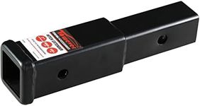 Towever 84332 Trailer Hitch Extender 2 Inch Hitch Receiver Tube Extension, 7 inches Length, 3500 lbs. GTW