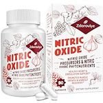 Zdoroviye Nitric Oxide Supplement for Men Women, Nitric Oxide Precursor & Nitric Oxide Phytonutrients Complex for Heart, Circulation, Exercise & Immune - 90 Capsules (1 Bottle)