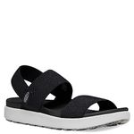 KEEN Women's Elle Backstrap Sandal, Black, 8 Medium US