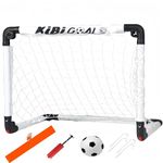 LZHDZQD Football Goal, Kids football goal, Mini football goals, Small Football Goals for the Garden/Indoor/Outdoors, White Foldable Portable Football Goal 60cmx45cm