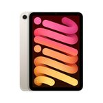 Apple iPad Mini (A17 Pro): Apple Intelligence, 21.08 cm (8.3″) Liquid Retina Display, 512GB, Wi-Fi 6E + 5G Cellular, 12MP Front/12MP Back Camera, Touch ID, All-Day Battery Life — Starlight