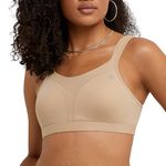 Champion Women's Spot Comfort Full Support Sports Bra, Nude, 36DD