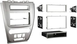 Metra 99-5821S Single or Double DIN Installation Dash Kit for 2010 Ford Fusion and Mercury Milan, Silver