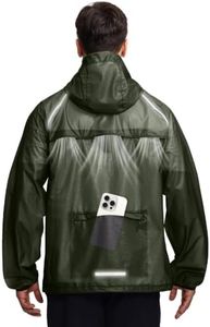 SWISSWELL Men's Ultra Light Rain Jacket Breathable Raincoat for Cycling