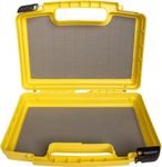 Kingfisher Large Fly Boat Box (Yellow - Foam D & D)