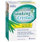 Pedifix Tea Tree Ultimates Soaking Crystals Foot Bath, 1 ounce, 6 Packets