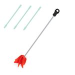Navaris Epoxy Mixer for Drill - Large Capacity Paint and Epoxy Resin Mixing Attachment - 36cm Stirrer Paddle for Drills - with 3 Silicone Stir Sticks