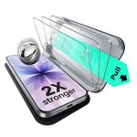 ESR 3 Pack for iPhone 17/16 Pro Tempered Glass, Military Grade Shatterproof, 9H Hardness Screen Guard, Full Coverage Screen Protector with UltraFit Tray
