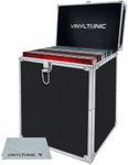 Vinyl Tonic 12" Vinyl Record Storage Case, Black 12", Briefcase