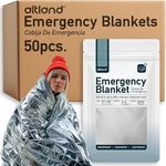 Altland 50 Pack of Emergency Blanke