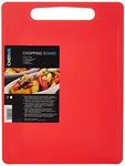 Chef Aid Large Red Poly Chopping Board, multipurpose anti-slip surface, easy clean and dishwasher safe with handle, 40 x 30cm Other colour options available.