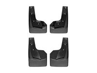 WeatherTech No-Drill MudFlaps for Dodge Ram Truck 1500 (No Fender Flares)- Front & Rear Set, Black (110093-120093)