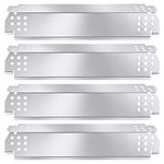 Grill Heat Plate Parts for Home Depot Nexgrill 720-0830H, 720-0888N, 720-0888, 720-0864, 720-0896B, Stainless Steel Grill Heat Tent, Burner Cover, Flame Tamer for 4 Burner Members Mark 720-0830G