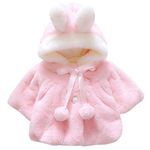 Happy Cherry Baby Girl's Jacket (YJBK1643_Pink_6 Months-12 Months)