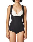 Maidenform Women's Open Bust Body Shaper FL1856, Modern Black, Large