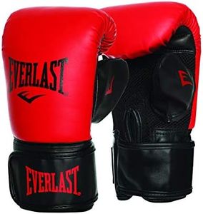 Everlast Tempo Bag Gloves, S/M, Red/Black